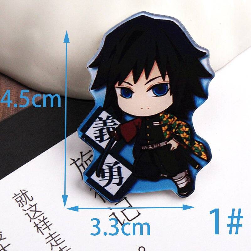 Demon Slayer Pins: Giyo Tomioka
