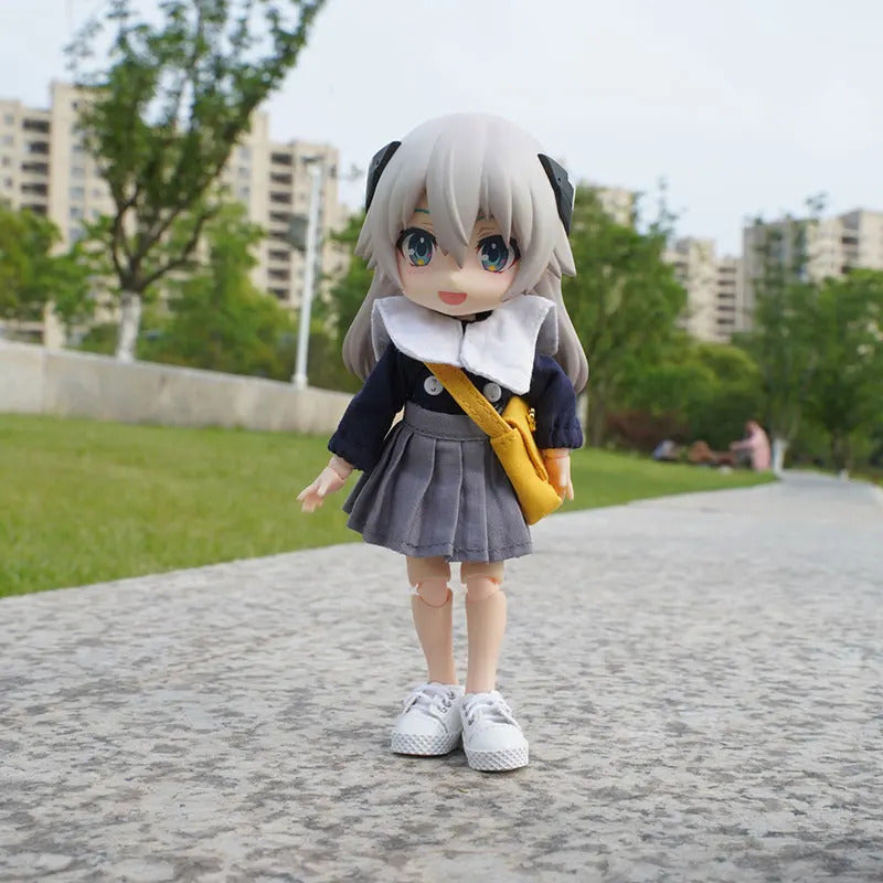 School Uniform: Yellow Hat (Full set)(Nendoriod Doll)