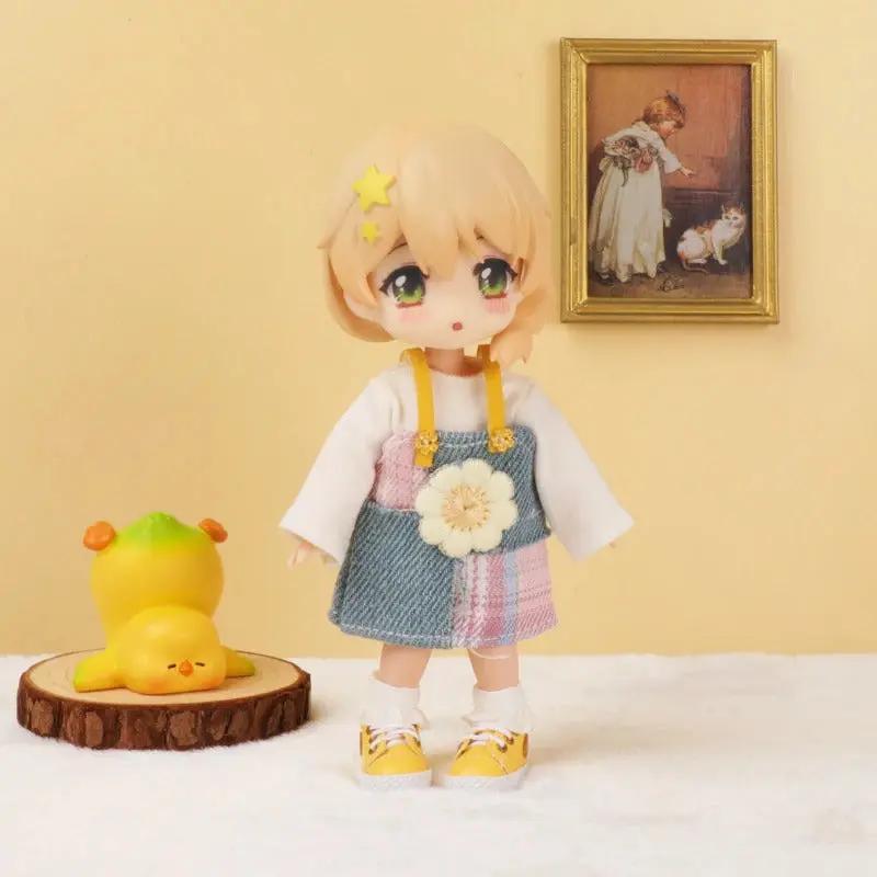 Outdoor Clothes: jeans overall (Full set)(Nendoriod Doll) MyHobbyQ8