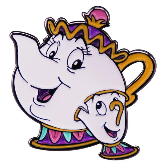 Disney Pins: Mrs. Potts and Chip Figure