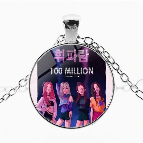 Kpop Bands Necklaces: Black Pink