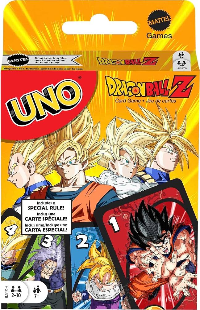 Uno Cards Special Edition: Dragon Ball Z