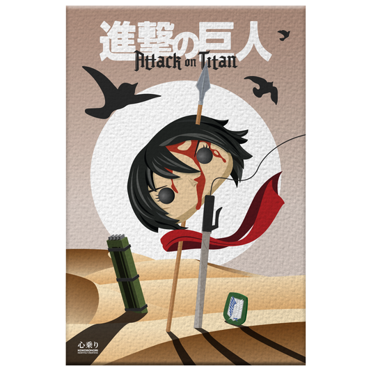 Canvas Paints (Attack On Titan): Mikasa Ackerman