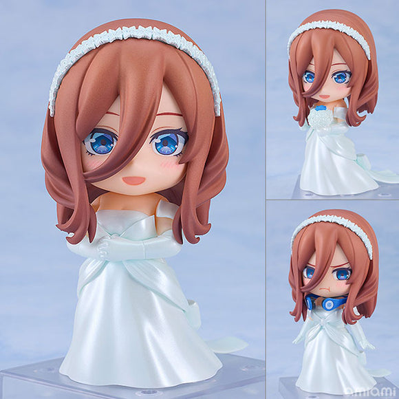 The Quintessential Quintuplets Figures: Miku Nakano Wedding Dress Ver. (Nendoroid)