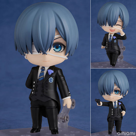 Black Butler Figures: Ciel Phantomhive Sapphire Owl Ver. (Black Butler: Boarding School Arc) (Nendoroid)