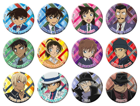 Detective Conan Profile Tin Badge (Random)