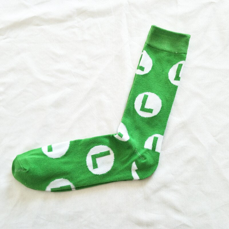 Super Mario Bros Long Socks: Luigi