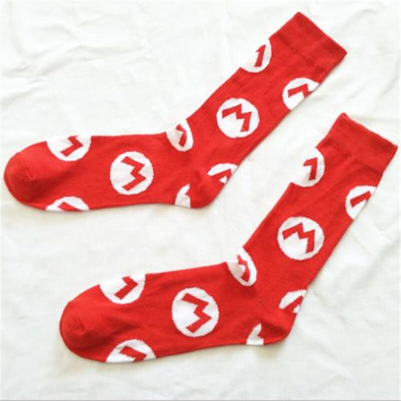 Super Mario Bros Long Socks