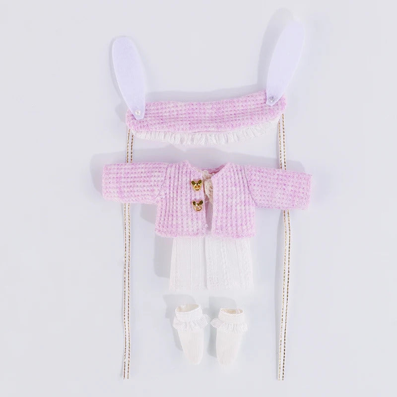 Outdoor Clothes: Rabbit Dress With Sweater (Full Set)(Nendoriod Doll)