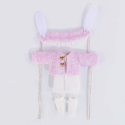 Outdoor Clothes: Rabbit Dress With Sweater (Full Set)(Nendoriod Doll)