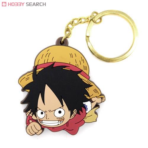 One Piece Keychains: Luffy (Japan) Rubber