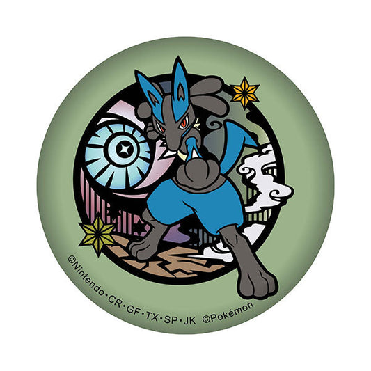 Pokemon Shiny Tin Badge: Lucario