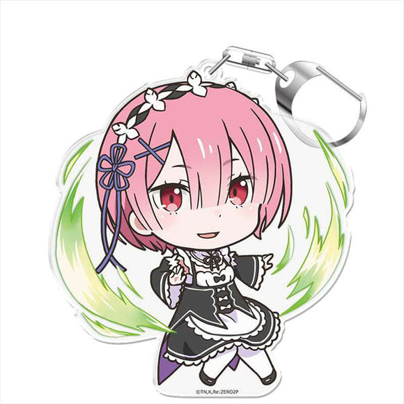 Re:ZERO -Starting Life in Another World- PuniColle! Keychain (w/Stand) Ram