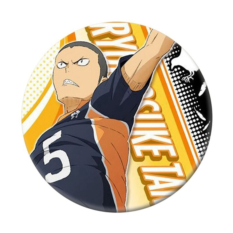 Haikyuu Badges: Ryunosuke Tanaka